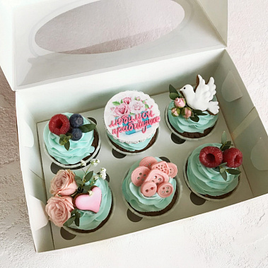 Капкейки "Любимой прабабушке" купить - иркутск.сладкоежкин.рф