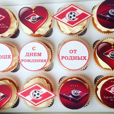 Капкейки "Спартак" купить - иркутск.сладкоежкин.рф